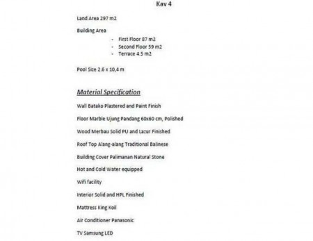 Material Specification